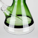 Genie | 18" 7 mm color-tube and clear-bottom beaker water bong [GE3110] Glass Bong ONE