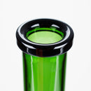 Genie | 18" 7 mm color-tube and clear-bottom beaker water bong [GE3110] Glass Bong ONE