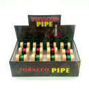 Foldable Wooden metal PIPE 1 Box 0f 12 Wooden Pipe NIBO Distribution