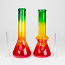 10" Rasta Color Water pipe-Designs Assorted Glass Bong NIBO Distribution