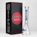 Silk Glass | 17" 10mm Thick Beaker Glass Bong with Accessories – Premium Gift Set Glass Bong Small Biz Distributors