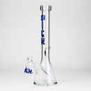 Silk Glass | 17" 10mm Thick Beaker Glass Bong with Accessories – Premium Gift Set Glass Bong Small Biz Distributors Blue