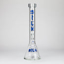 Silk Glass | 17" 10mm Thick Beaker Glass Bong with Accessories – Premium Gift Set Glass Bong Small Biz Distributors