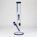 Medusa | 17" 7mm Glass Bubble Tree Perc Glass bong Glass Bong Small Biz Distributors Blue