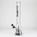 Medusa | 18" Glass Beaker Bong with Cone Perc Glass Bong Small Biz Distributors Black