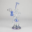 Trippy Glass | Recycler with Banger Glass Rig Small Biz Distributors Blue