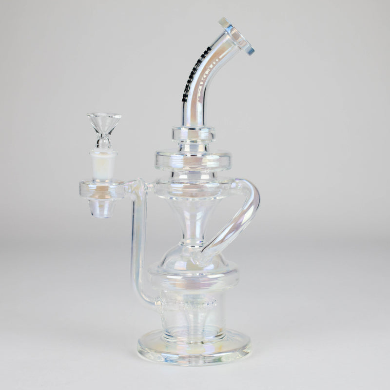 Medusa | 12" Recycler-Style 1 Glass Bong Small Biz Distributors