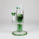 Medusa | Double Tree Arm Perc Base for Stack-A-Bong Glass Bong Small Biz Distributors Green