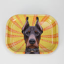 Novelty Metal Rolling Trays -Small Tray Smoking Cat Distribution Dooberman Pincer