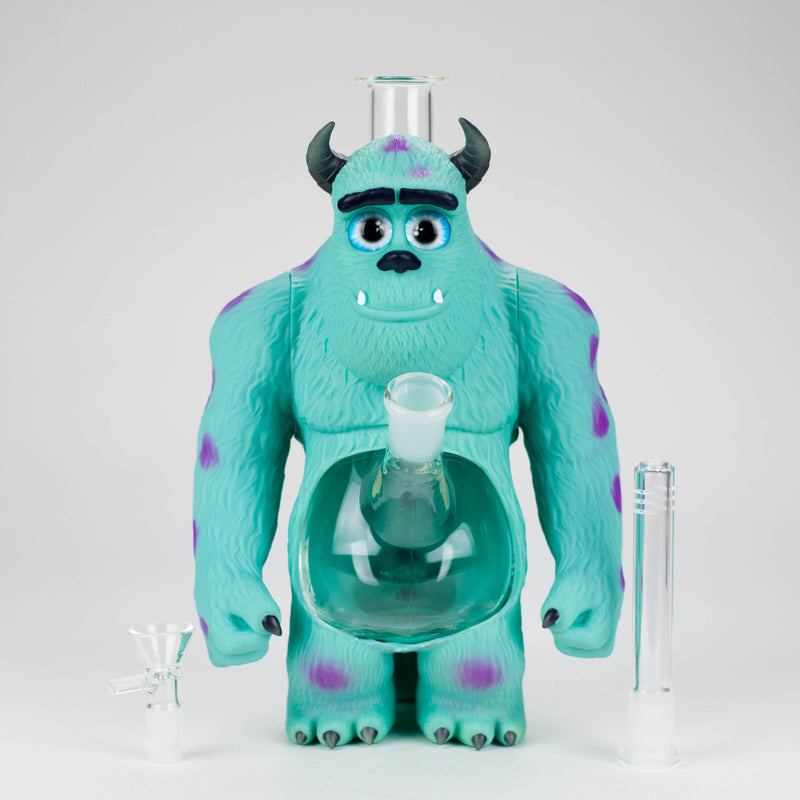 10.5" vinyl Monsters Water Pipe [YS-083] Resin · Silicone · Plastic Bong JJ Distribution