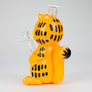 8.5" Vinyl Orange Cat water pipe [YS-364] Resin · Silicone · Plastic Bong JJ Distribution