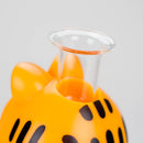 8.5" Vinyl Orange Cat water pipe [YS-364] Resin · Silicone · Plastic Bong JJ Distribution