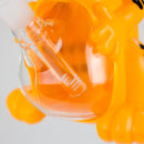 8.5" Vinyl Orange Cat water pipe [YS-364] Resin · Silicone · Plastic Bong JJ Distribution