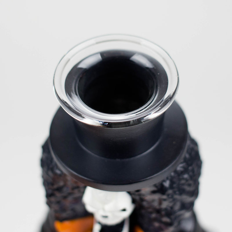 8.5" Vinyl Skeletonwater pipe [YS-742] Resin · Silicone · Plastic Bong JJ Distribution