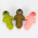 3" Gingerbread Hand pipe Silicone Pipe JJ Distribution