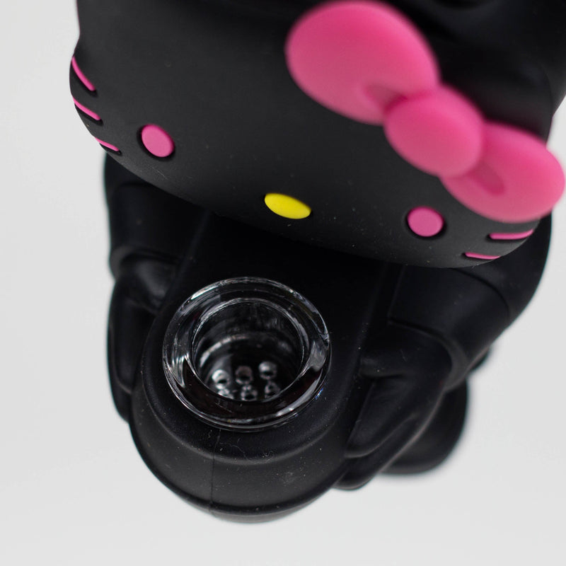 O 5.5" Devil Kitty Silicone Water Pipe-Assorted [YS-389]