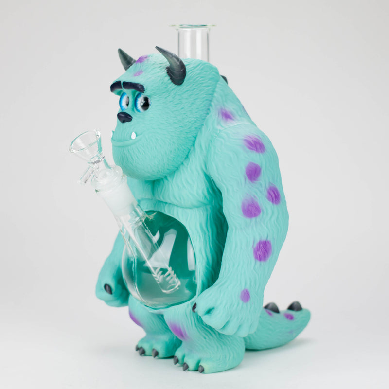 10.5" vinyl Monsters Water Pipe [YS-083] Resin · Silicone · Plastic Bong JJ Distribution