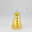 7" Gold Snooper oil burner Glass Rig Bongzie Smokes