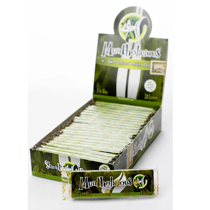Skunk Brand | sneaky delicious flavors papers 1 - 1/4" Size NIBO Distribution Menthol
