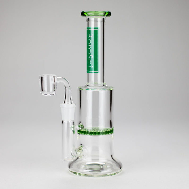 BoroSci | 7" Honeycomb Glass Rig Glass Rig Maq Distributors Green