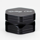 Rolling Club | 2.5" 2 Piece Hex Grinder Regular Grinder Maq Distributors Black