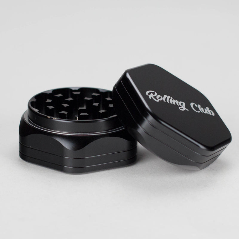 Rolling Club | 2.5" 2 Piece Hex Grinder Regular Grinder Maq Distributors