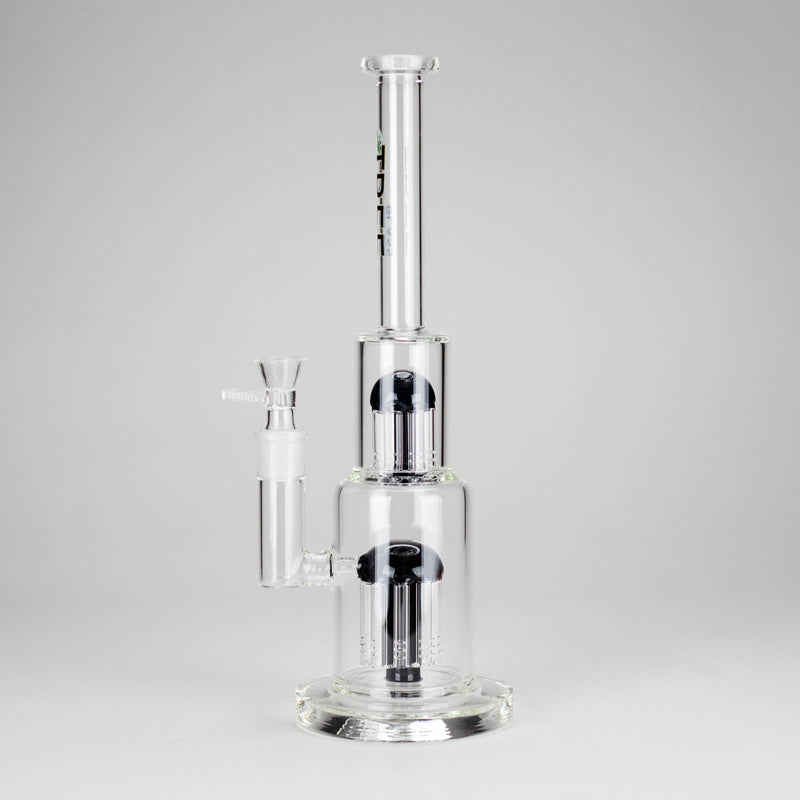Tree Glass | 15" Double Tree Cake Bong Glass Bong Maq Distributors