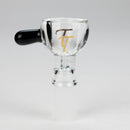 Tech Tubes | Signature 19mm Glass Bowl Bowl · Banger · Oil Burner Maq Distributors Black