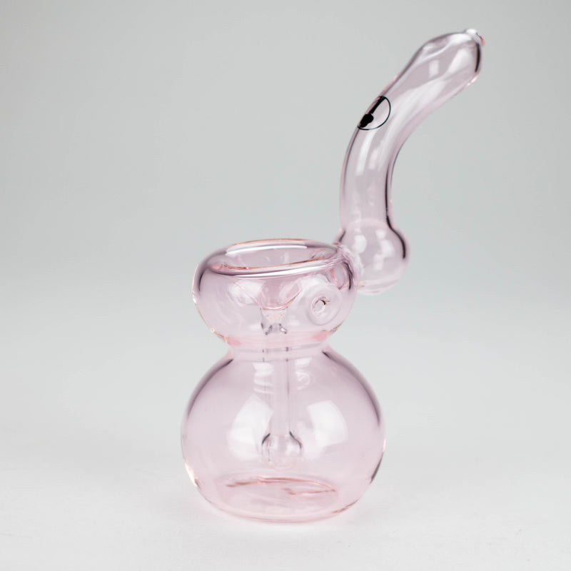 Tree Glass | 7" Showerhead Sherlock Glass Bubbler Glass Pipe Maq Distributors Pink