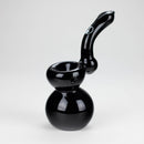 Tree Glass | 7" Showerhead Sherlock Glass Bubbler Glass Pipe Maq Distributors Black