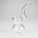 Tree Glass | 7" Showerhead Sherlock Glass Bubbler Glass Pipe Maq Distributors Clear