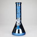 Karma | 9" Beaker Blue Metallic Glass Bong Glass Bong Maq Distributors