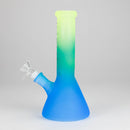 Karma | 9" Beaker 3 Toned Frosted Glass Bong Glass Bong Maq Distributors