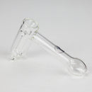 Tree Glass | 4.5" Thin Showerhead Hammer Glass Bubbler Glass Pipe Maq Distributors Clear