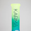 Karma | 9" Beaker 3 Toned Frosted Glass Bong Glass Bong Maq Distributors