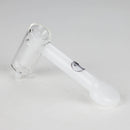 Tree Glass | 4.5" Thin Showerhead Hammer Glass Bubbler Glass Pipe Maq Distributors White
