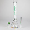 WellCann | 11" Beaker Glass Bong Glass Bong Smoking Cat Distribution
