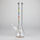 WellCann | 11" Beaker Glass Bong Glass Bong Smoking Cat Distribution Rainbow