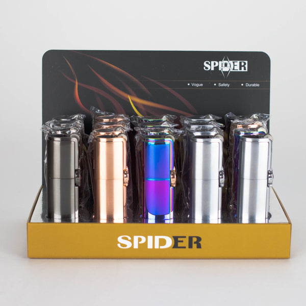 O Spider | Refillable Torch Lighter with cigar punch [SP-307] - 20/Display