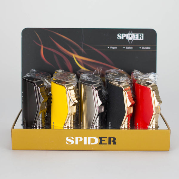 O Spider | Refillable Torch Lighter with Cigar Punch [SP-581] - 20/Display