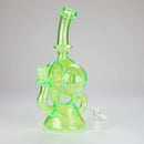 11″ Slim Green Recycler Glass Bong [C8033] Glass Bong Canadian Distributor