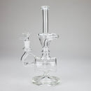 11″ Clear Recycler Glass Bong with inline diffuser [C8032] Glass Bong Canadian Distributor