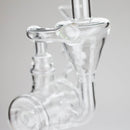 11″ Clear Recycler Glass Bong with inline diffuser [C8032] Glass Bong Canadian Distributor