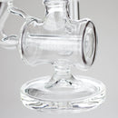11″ Clear Recycler Glass Bong with inline diffuser [C8032] Glass Bong Canadian Distributor