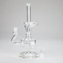 11″ Clear Recycler Glass Bong with inline diffuser [C8032] Glass Bong Canadian Distributor