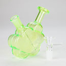 4″ Green Flower Soft Glass Bong [TX216] Glass Bong Canadian Distributor