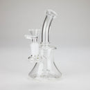 6″ Clear Glass Bong with water diffuser [DCK-017] Glass Bong Canadian Distributor