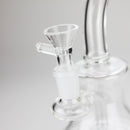 6″ Clear Glass Bong with water diffuser [DCK-017] Glass Bong Canadian Distributor