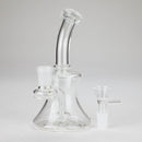 6″ Clear Glass Bong with water diffuser [DCK-017] Glass Bong Canadian Distributor
