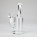7″ Clear Glass Bong with water diffuser [C1041] Glass Bong Canadian Distributor